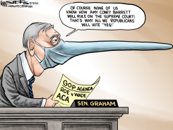 GOP & BARRETT by Kevin Siers