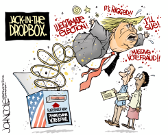 TRUMP AND BALLOT DROPBOXES by John Cole