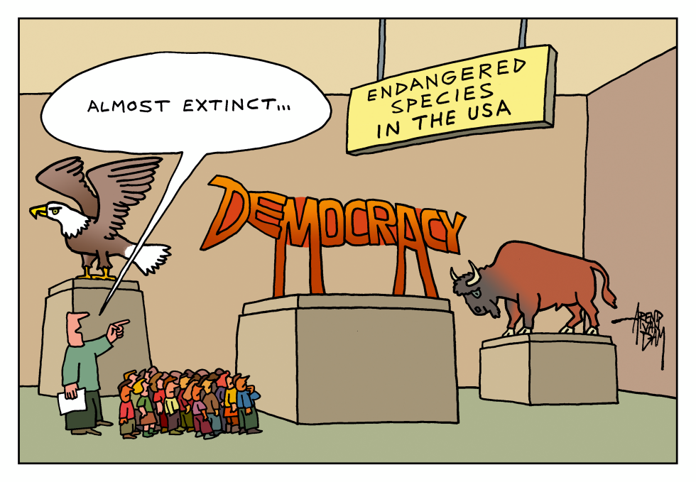 USA democracy endangered
