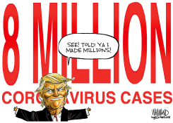 AMERICA HITS 8 MILLION CORONAVIRUS CASES by Dave Whamond
