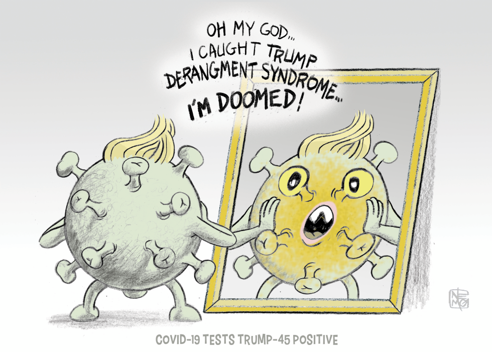 covid-19 tests trump-45 positive