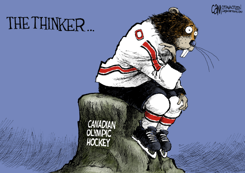 CANADA Hockey Thinker COLOR