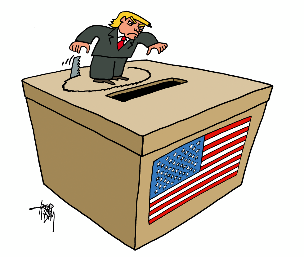 polls show Trump losing