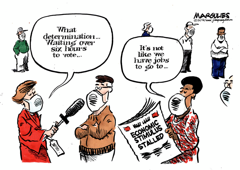 Voting lines