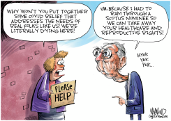 MITCH PLEASE by Dave Whamond