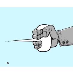 FREE SPEECH  by Emad Hajjaj