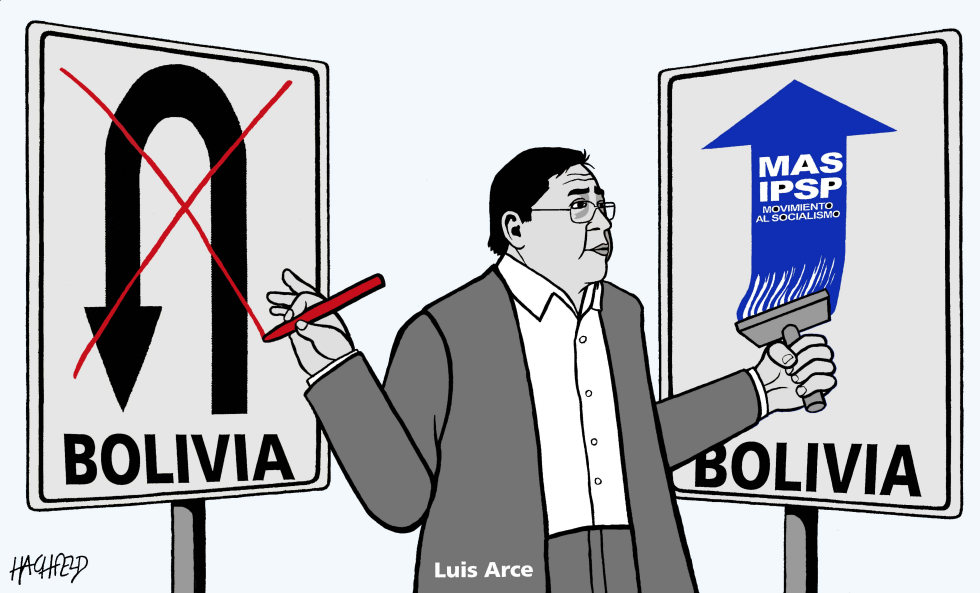 Bolivia shifts back left