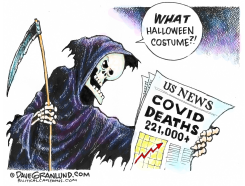 COVID GRIM REAPER by Dave Granlund