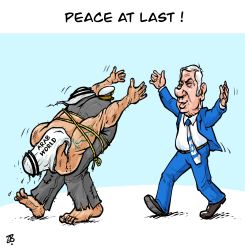 PEACE AT LAST  by Emad Hajjaj