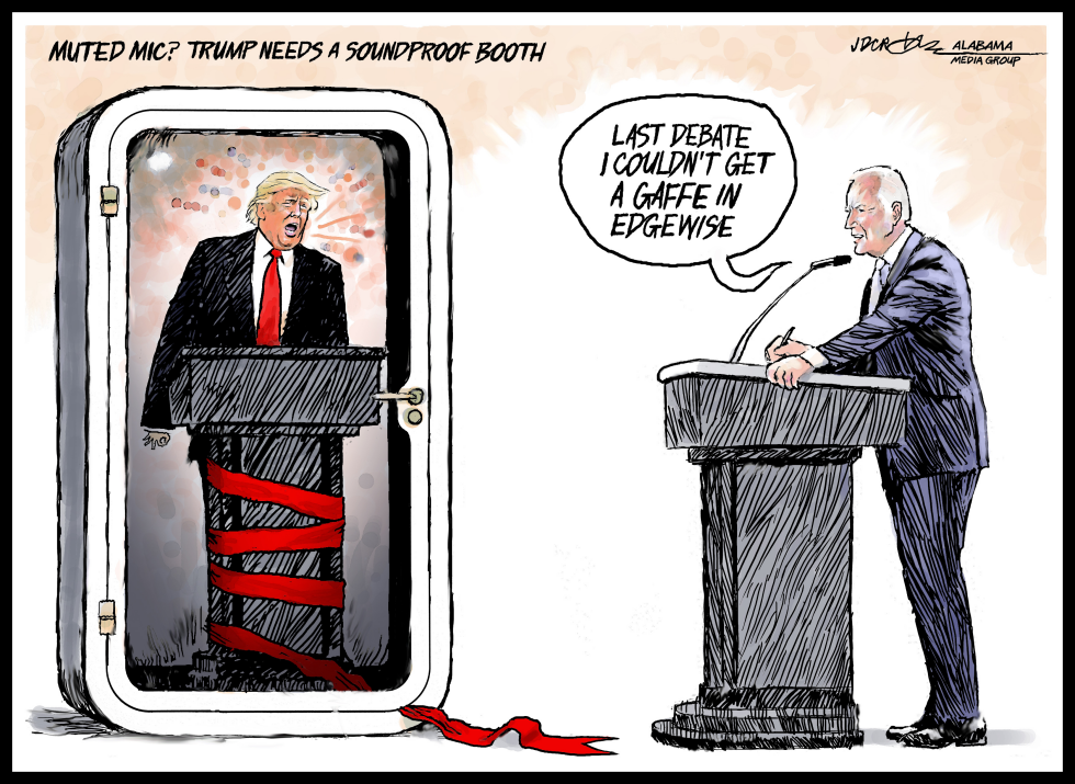 Soundproof Booth for Trump