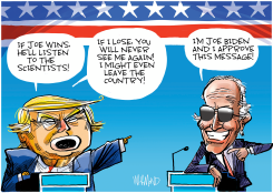 BIDEN TRUMP DEBATE NIGHT by Dave Whamond