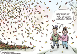 SUPER SPREADER by Joe Heller