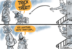 HALLOWEEN AND COVID by Jeff Koterba