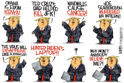 TRUMP'S LAPTOP by Rick McKee