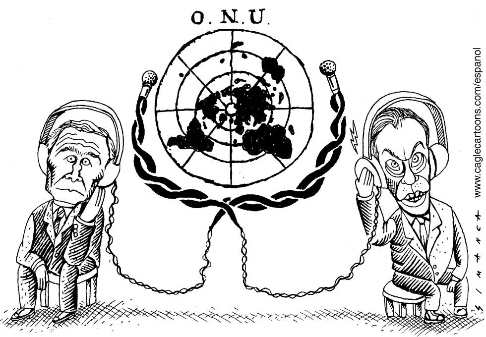  BUSH BLAIR Y LA ONU by Osmani Simanca