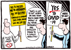 YES TO COVID 19 by Ingrid Rice