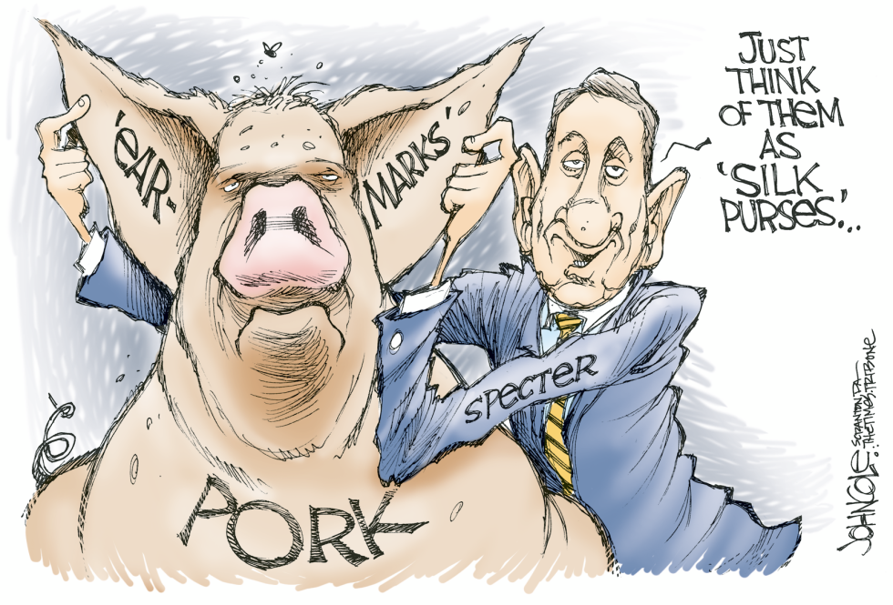 PA -- Specter budget earmarks -- color