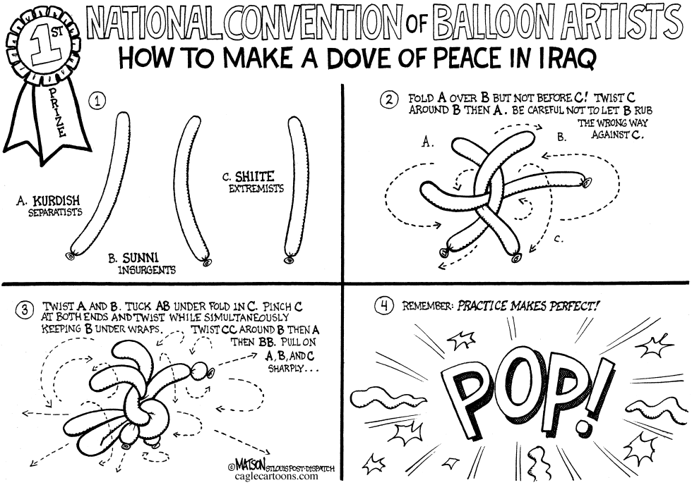 Iraq Dove Of Peace Balloon Art