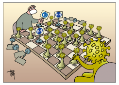 CORONA CHESS by Arend van Dam