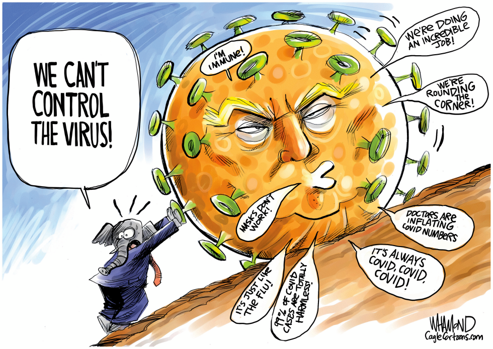 Can't stop the Trump Virus