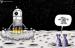 WATER ON THE MOON by Bruce Plante