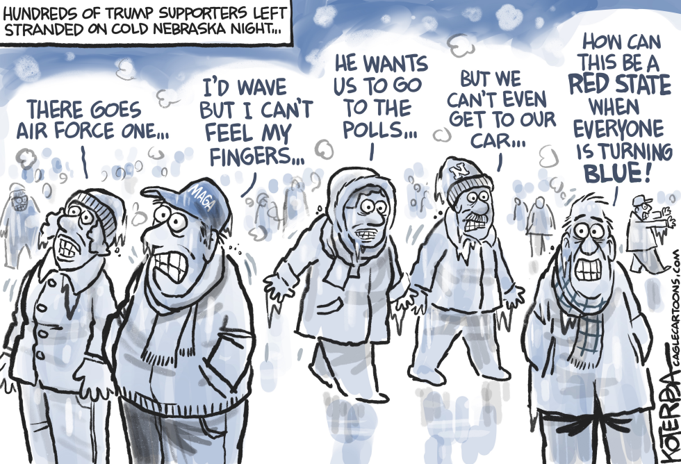 Trump Supporters Stranded