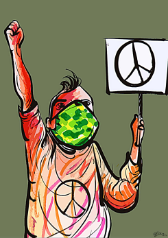 CORONA PEACE by Oguz Gurel