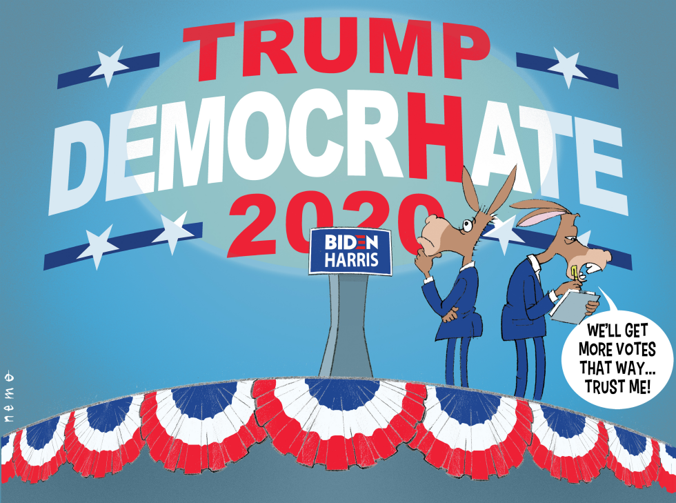 democrat hate strategy