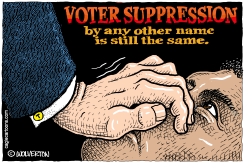 VOTER SUPPRESSION by Monte Wolverton
