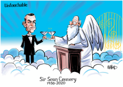 SIR SEAN CONNERY RIP by Dave Whamond
