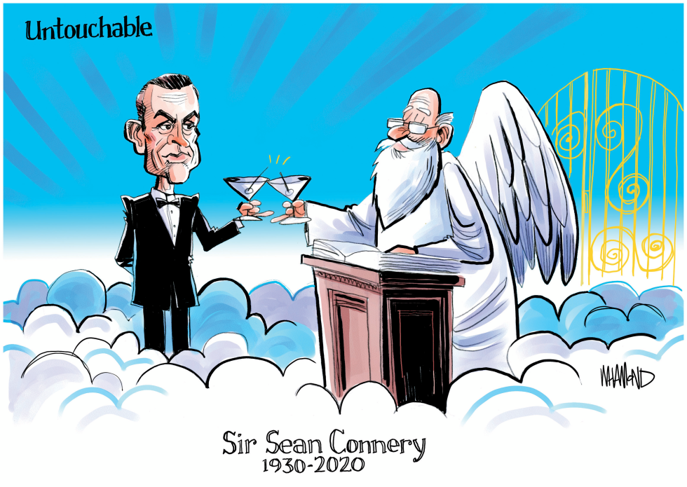 Sir Sean Connery Cartoons