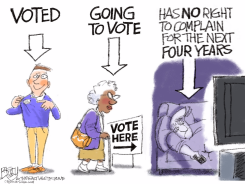 VOTE NOW by Pat Bagley