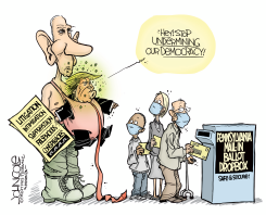 LOCAL PA  TRUMP AND MAIL-IN BALLOTS by John Cole