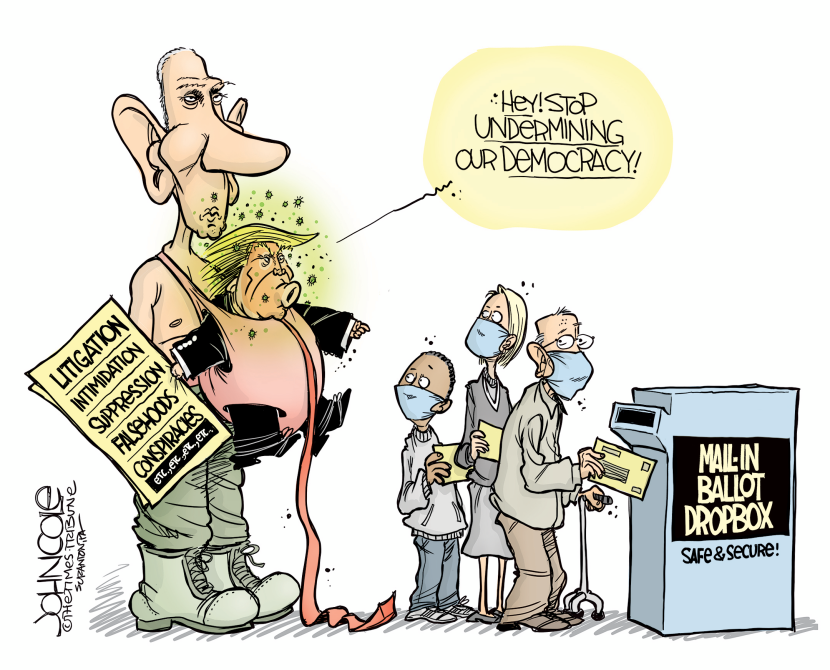 NATIONAL - Trump and mail-in ballots