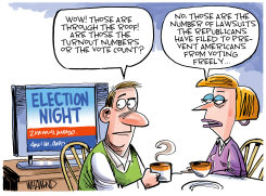 THE NUMBERS ARE IN by Dave Whamond