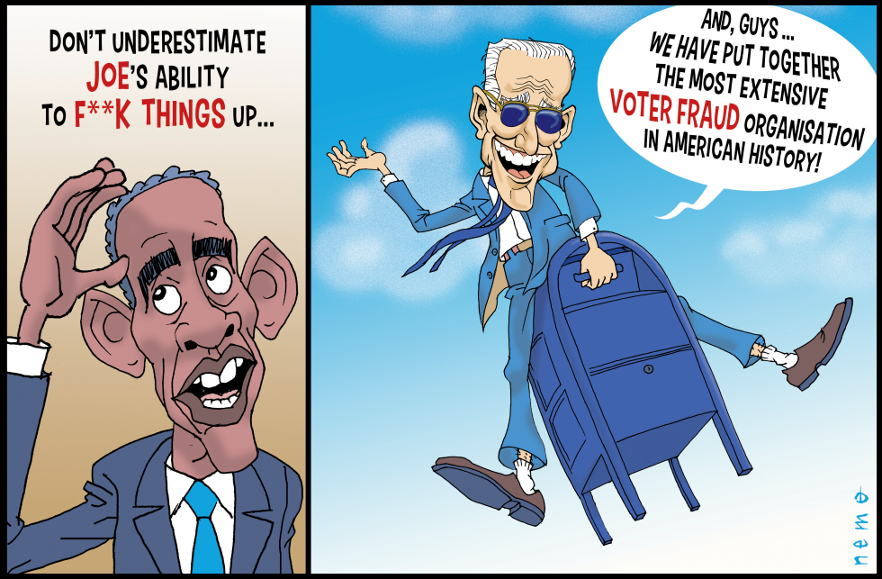 Joe brags about voter fraud