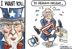 WAITING FOR ELECTION RESULTS  by Jeff Koterba