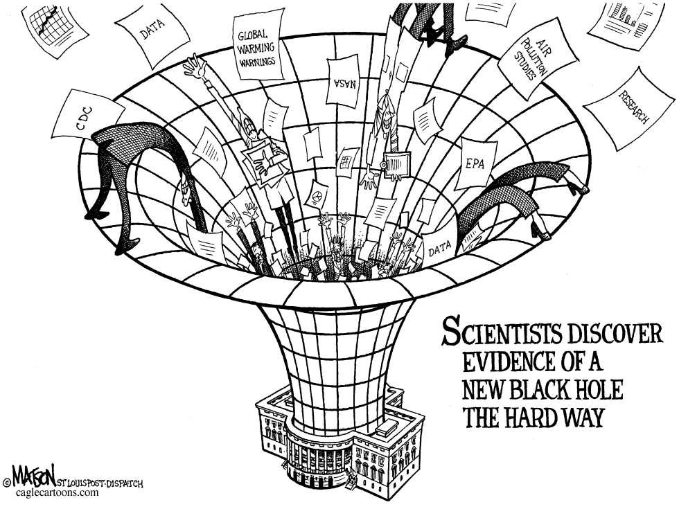 Scientists Disappear In White House Black Hole