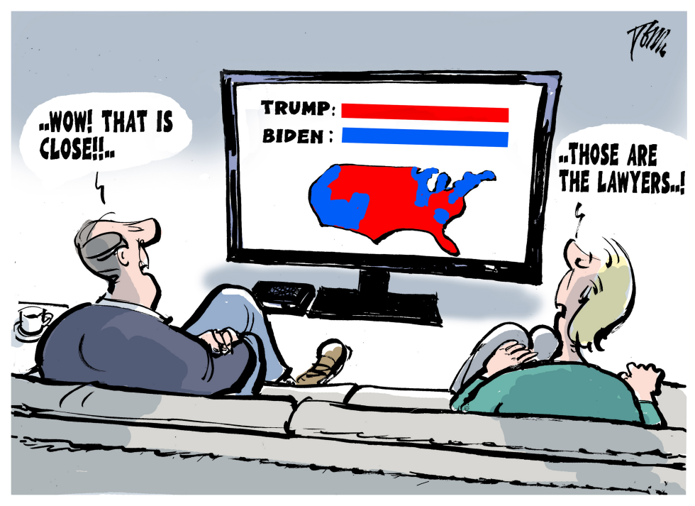Trump Biden close