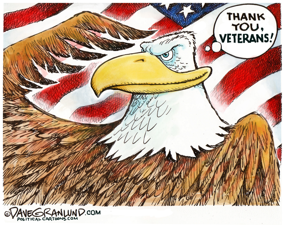 Veterans Day Eagle Thanks