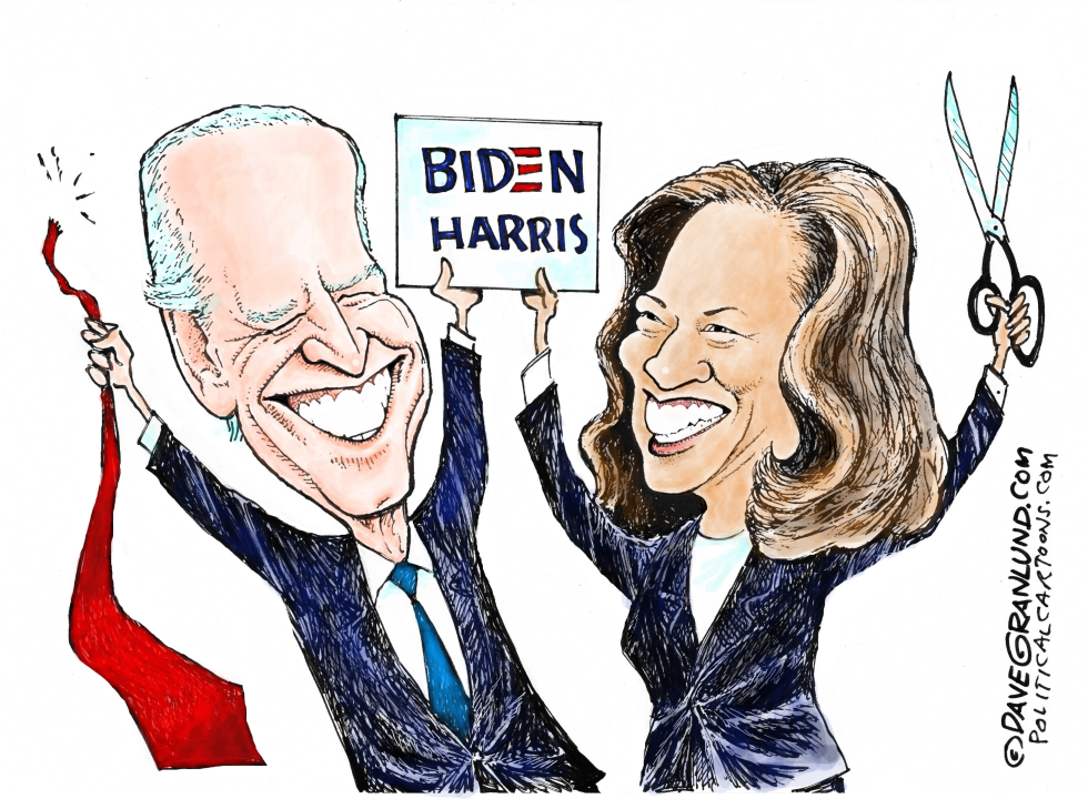 Biden and Harris 2020 winners