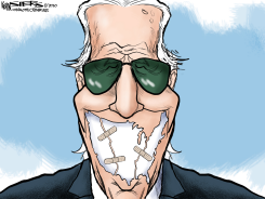 BIDEN'S WINNING SMILE by Kevin Siers