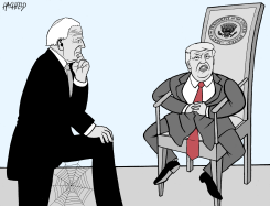 BIDEN WAITING FOR TRUMP'S RETREAT by Rainer Hachfeld