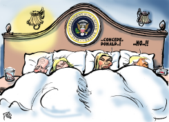 TRUMP NOT CONCEDING by Tom Janssen