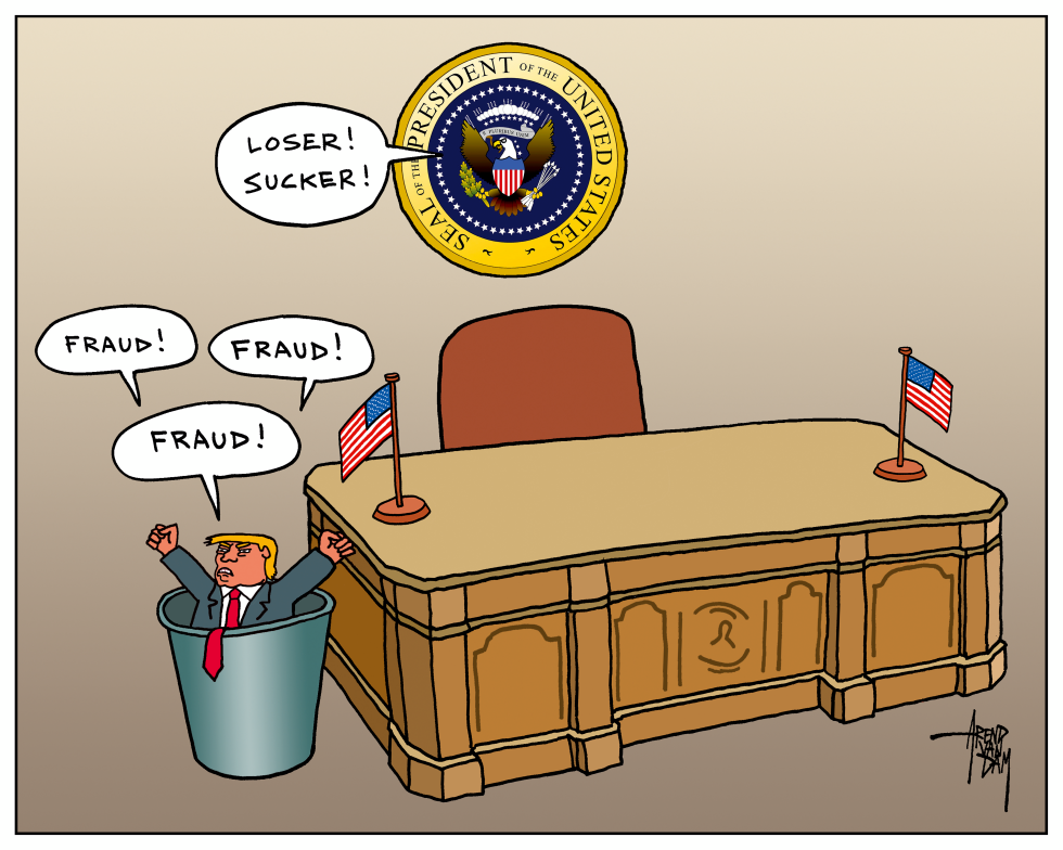 sore loser Trump