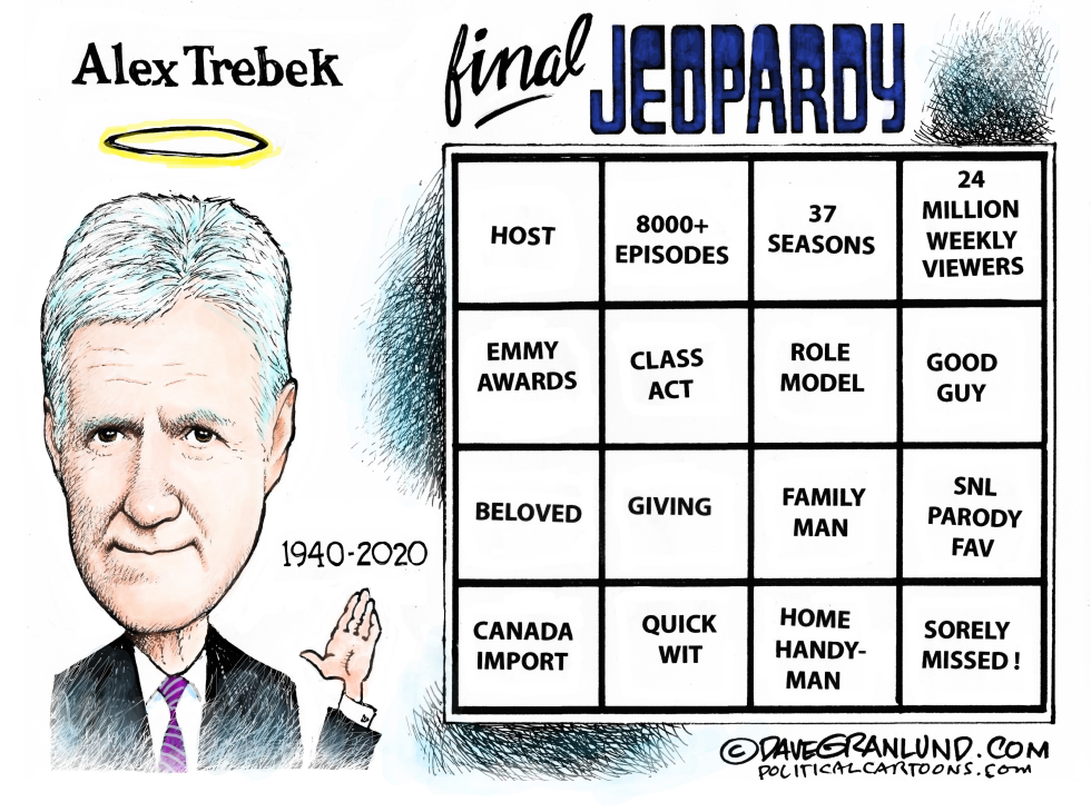 Alex Trebek tribute 1940-2020
