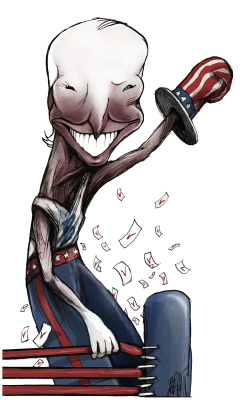 WIN BIDEN by Angel Boligan