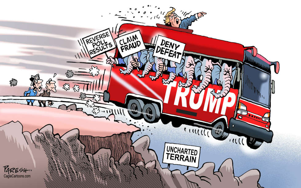 Trump not for defeat
