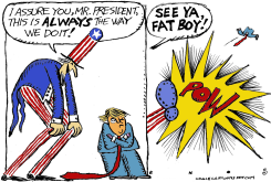 TRUMP GETS THE BOOT by Randall Enos