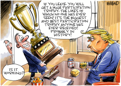 PARTICIPATION TROPHY by Dave Whamond